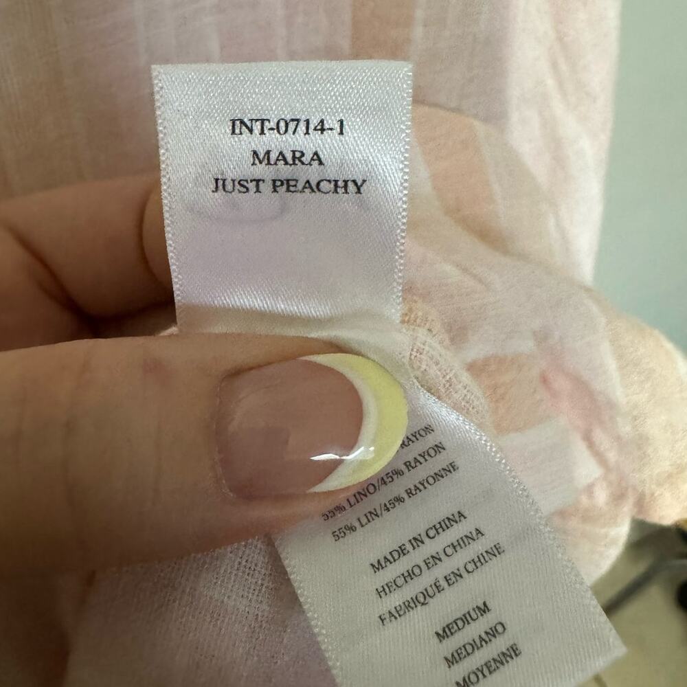 Rails Mara Just Peachy Button Down In Pink & Oran… - image 7